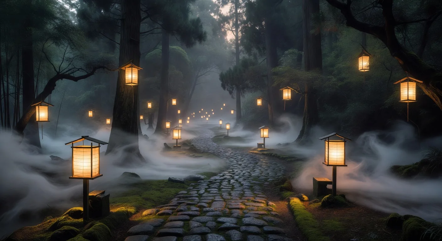 黄昏の参道